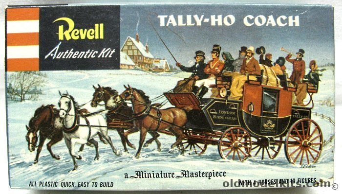 Revell 1/48 Tally-Ho Coach Miniature Masterpieces, H513-98 plastic model kit